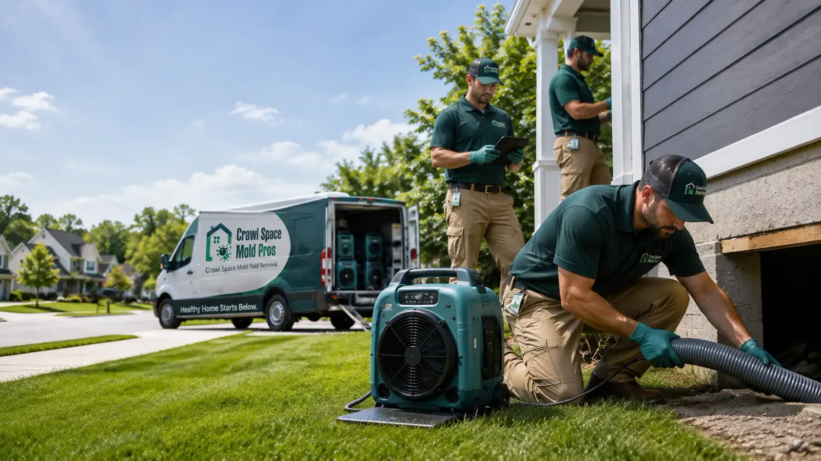 Crawl Space Mold Removal in King City, MO